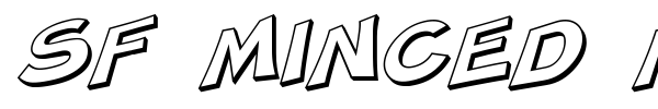 SF Minced Meat font preview